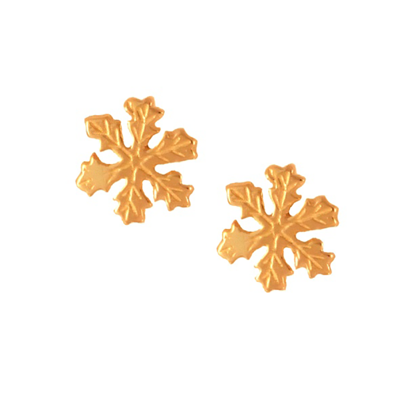 Snöstjärna örhängen 18 K guld