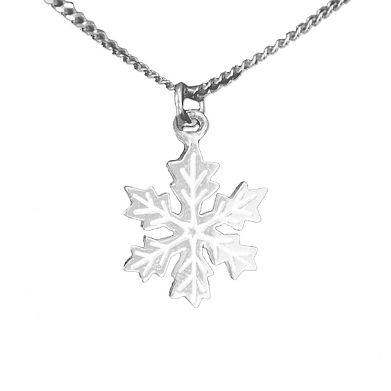 halssmycke Snöstjärna i silver