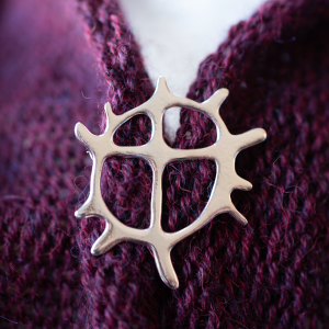 Solhjul silverbrosch