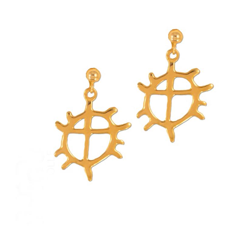 Örhängen_solhjul_18k