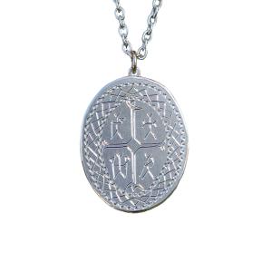 Halssmycke Spåtrumma i tenn