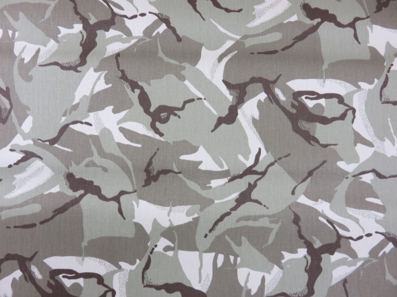 Cotton Twill Camouflage beige