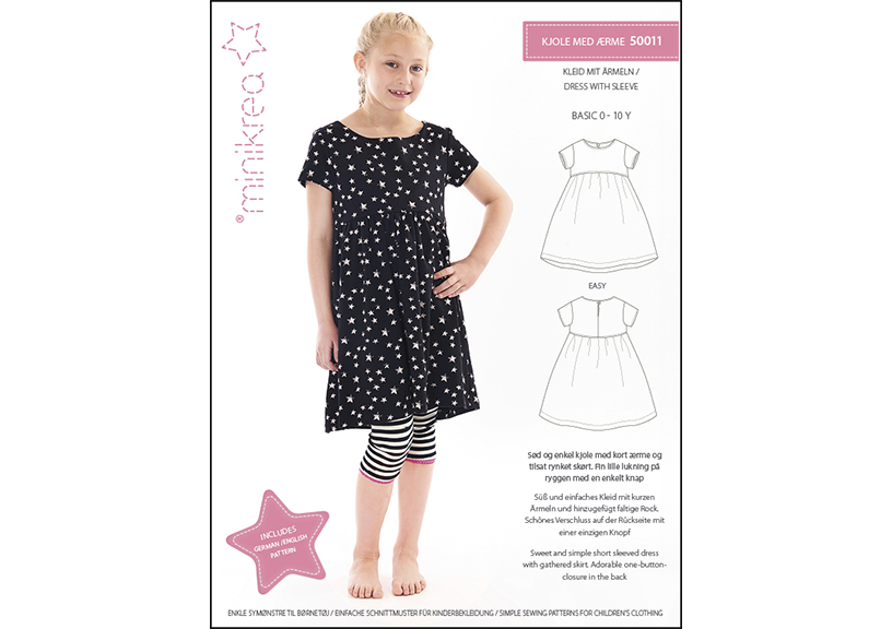 Dress with Sleeve 50011 - Minikrea