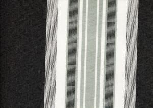 Awning Fabric black/white
