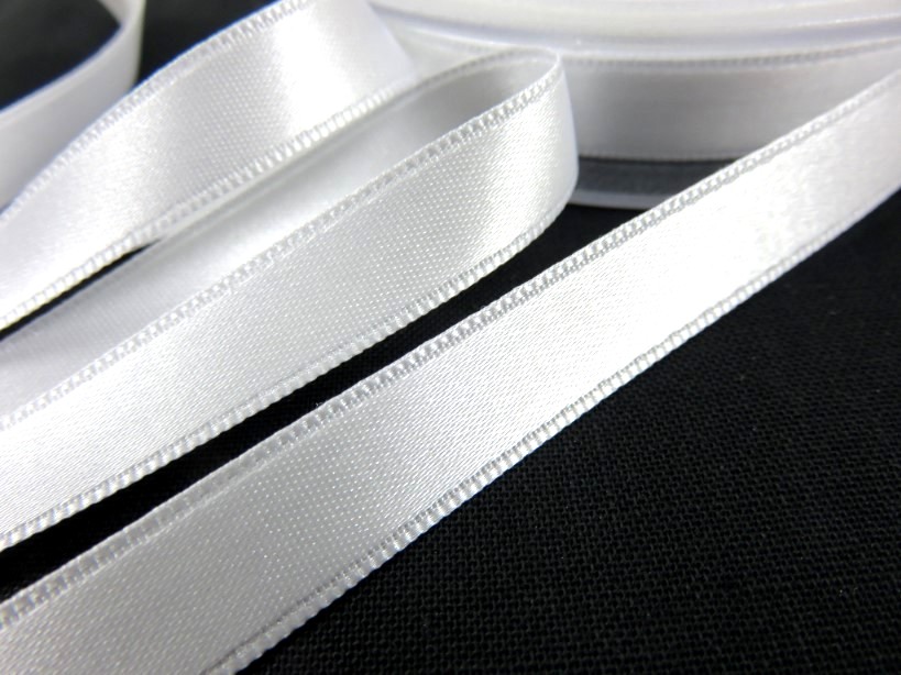 B1400 Satin Ribbon 10 mm white
