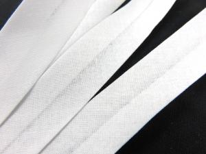 B299 Cotton Bias Binding Tape 20 mm white