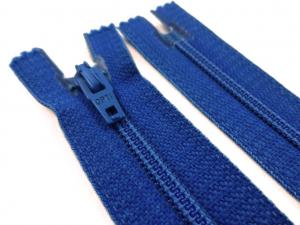 D072 Opti Coil Zipper 16 cm Closed End medium blue