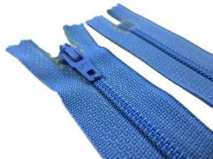 D072 Opti Coil Zipper 18 cm Closed End blue