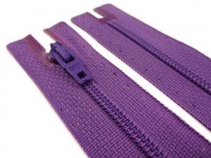 D072 Opti Coil Zipper 20 cm Closed End medium purple