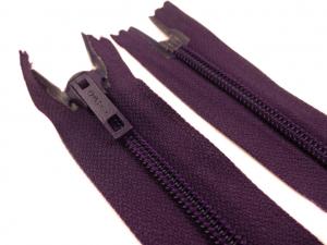 D104 Opti Coil Zipper 18 cm Closed End dark purple
