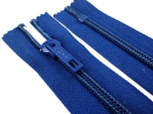 D104 Opti Coil Zipper 25 cm Closed End royal blue