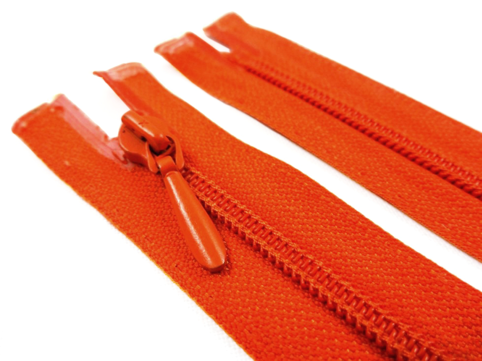D105 Opti Coil Zipper 40 cm Closed End orange