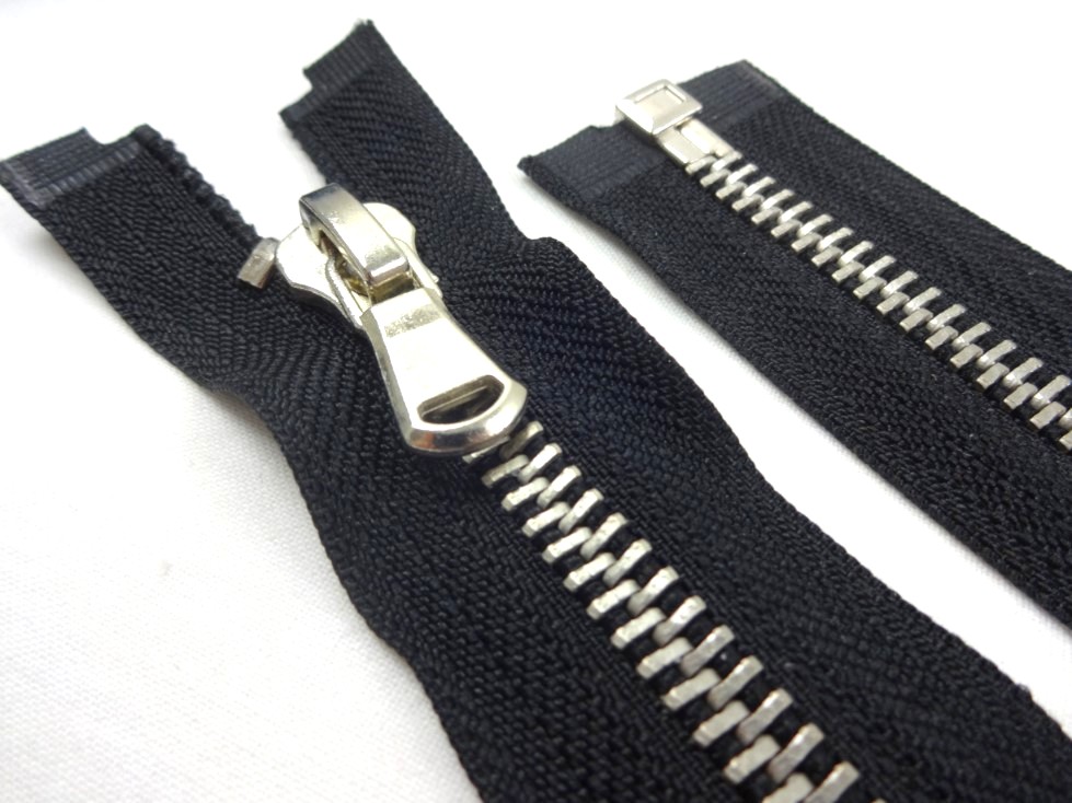 D361 Metal Zipper 80 cm One-way separating black