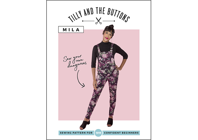 Mila hängslebyxor - Tilly and the Buttons