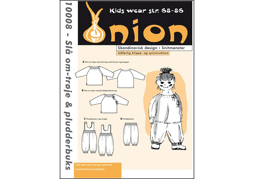 Wrap Sweater, Pants and Romper - Onion 10008 **