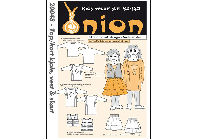 Topp, klänning, kjol och väst - Onion 20048 **