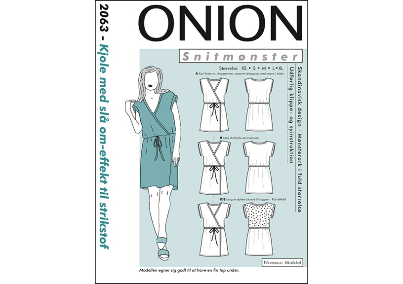 Klänning med omlott-effekt - Onion 2063 **