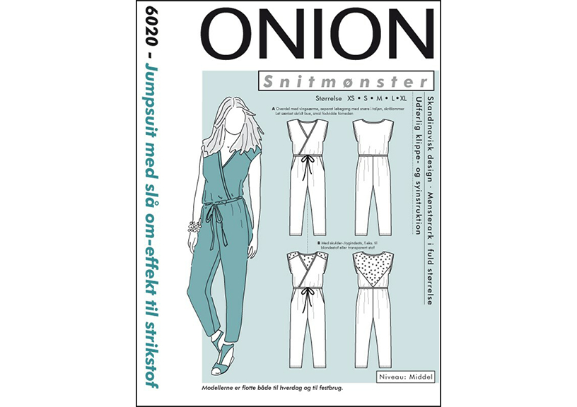 Jumpsuit med omlott-effekt - Onion 6020 **