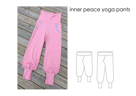 Inner Peace Yoga Pants - Sewingheartdesign