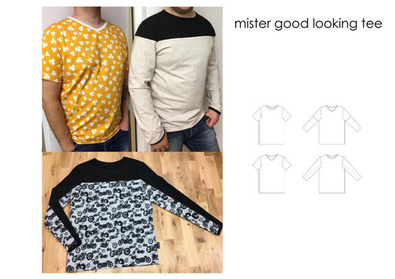 Mister Good Looking Tee - Sewingheartdesign