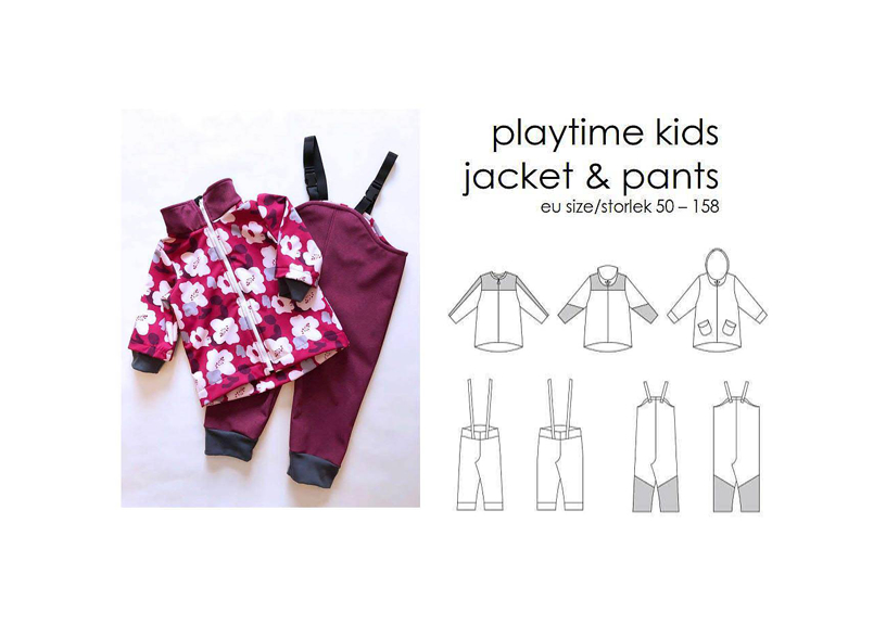 Playtime Kids Jacket and Pants - Sewingheartdesign