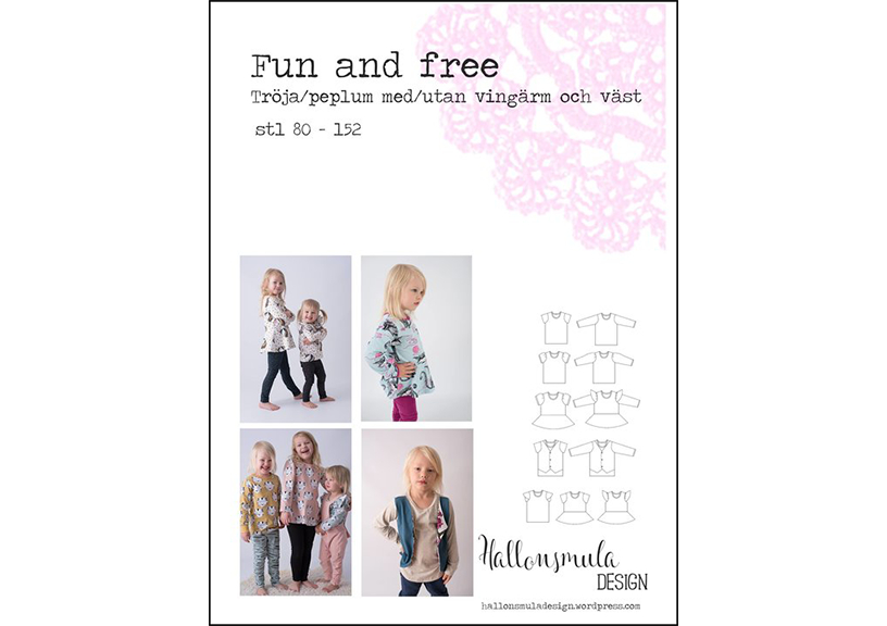 Fun and Free Top and Vest - Hallonsmula