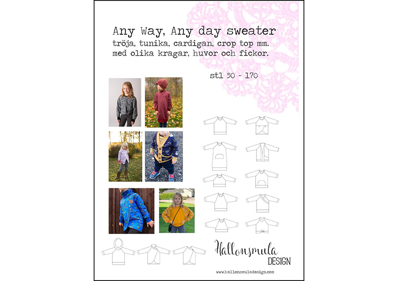 Any way, any day sweater - Hallonsmula