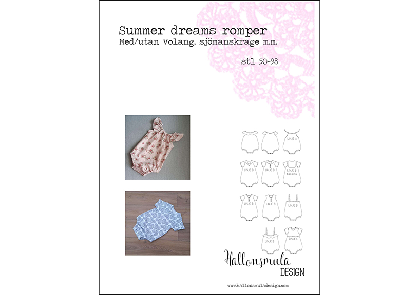 Summer dreams romper - Hallonsmula