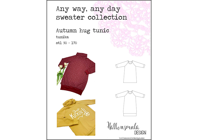 Autumn hug tunic - Hallonsmula