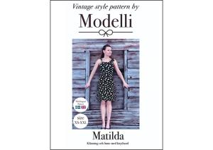 Matilda klänning och linne med rosett - Modelli
