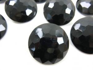 K006 Knapp 40 mm diamant svart