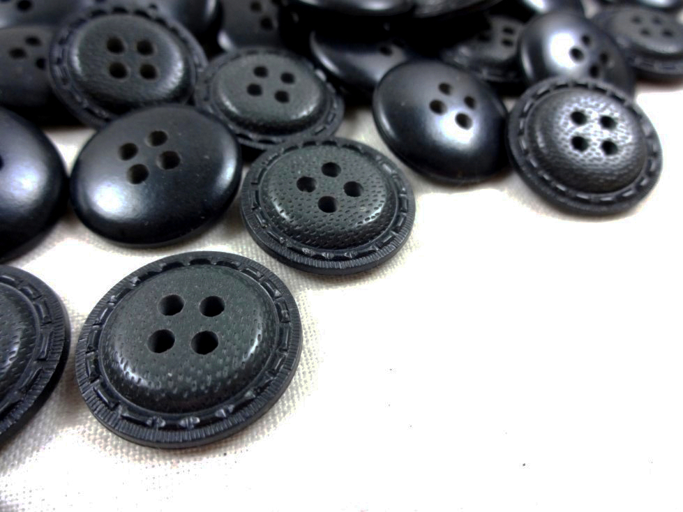 K019 Plastic Button 19 mm grey