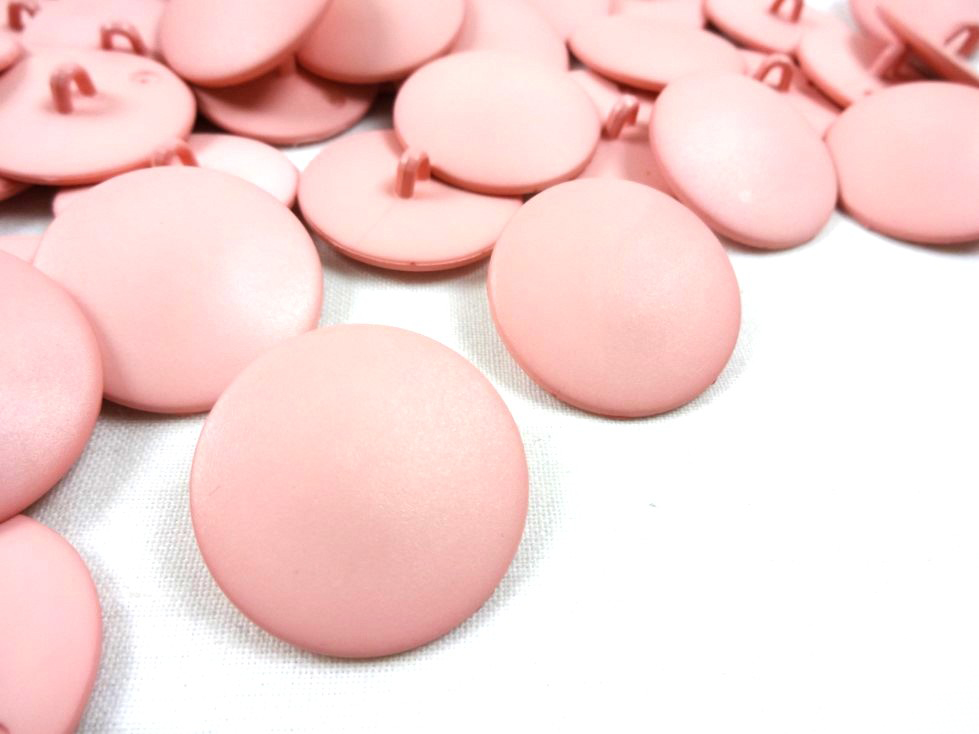 K033 Plastic Button Basic 28 mm light pink