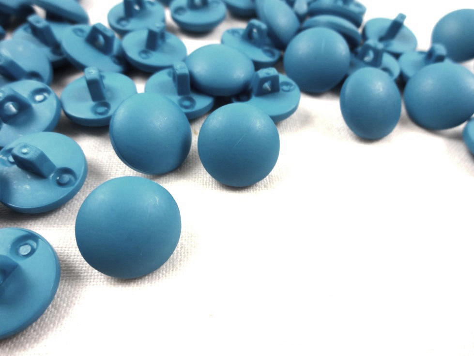 K281 Plastic Button 13 mm turquoise