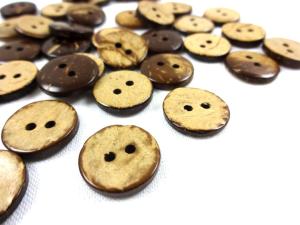 K351 Double-sided Coconut Button 15 mm