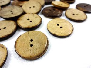 K351 Double-sided Coconut Button 25 mm