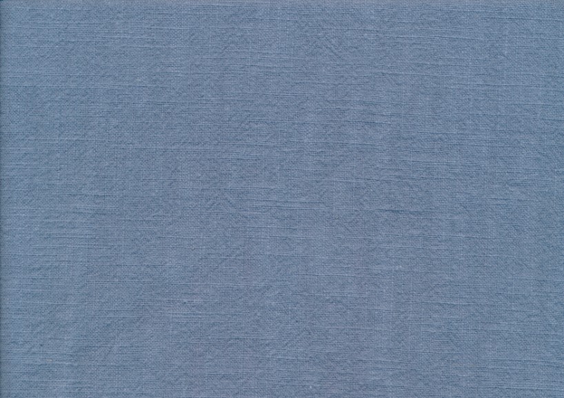 L325 Stonewashed Linen Fabric light blue