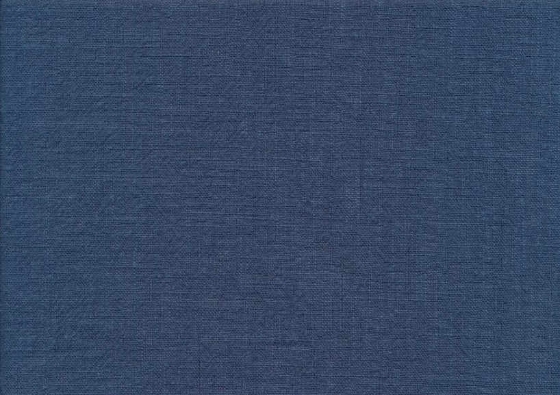 L325 Stentvättat linnetyg jeansblå