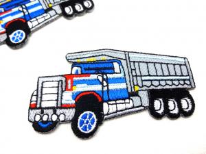 M383 Iron-On Patch Truck blue
