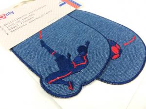 M900 Iron-On Knee Patch with Football