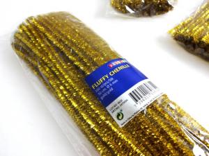 N1016 Pipe Cleaners 6 mm gold (100 pcs)