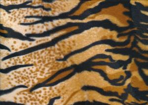 P108 Velboa Fabric Tiger