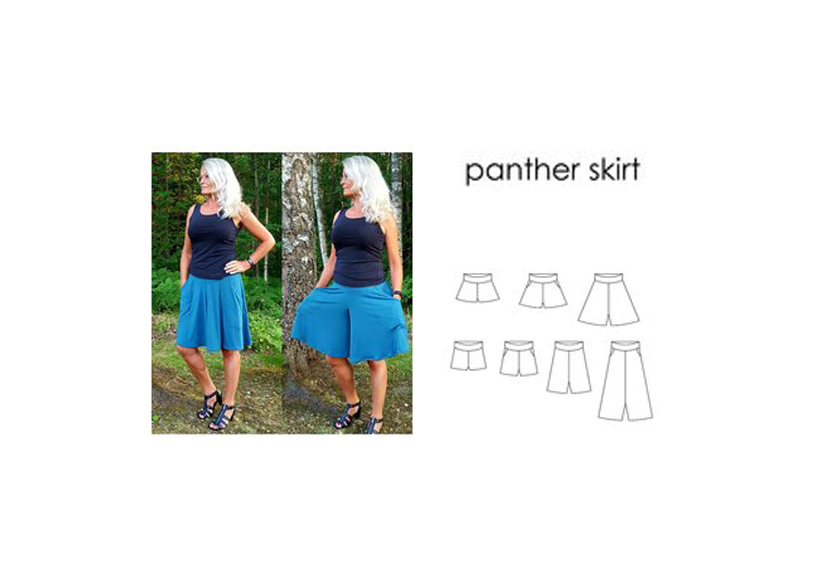 Panther Skirt - Sewingheartdesign