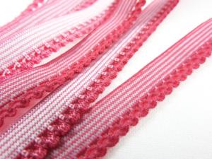 R137 Elastic Lace Trim 10 mm pink