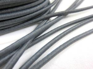 Elastic cord 3 mm dark grey