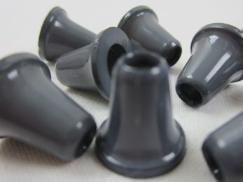 S019 Plastic Cord End grey