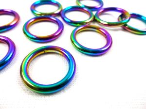 S250 O-ring 15 mm rainbow shimmer