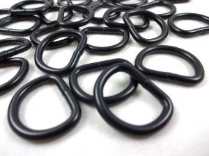 S251 Metal D-ring black 16 mm