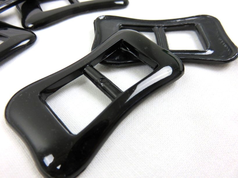Plastic bar slider 14 mm black