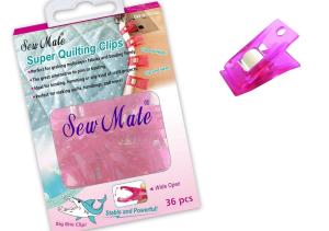 S450 Quilting Clips 3 cm pink (36 pcs)